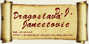 Dragoslava Jančetović vizit kartica